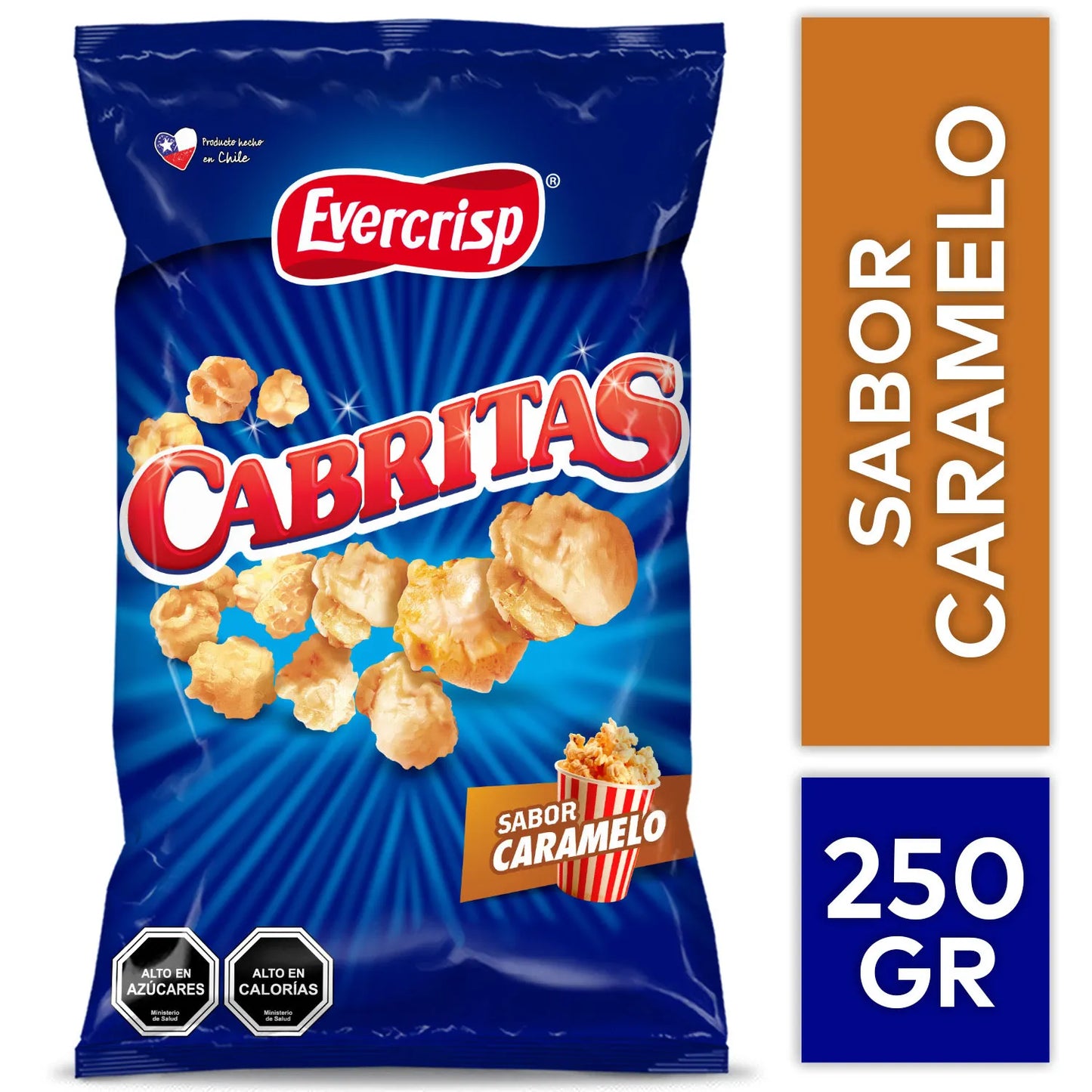 Cabritas caramelo Evercrisp 250 gr
