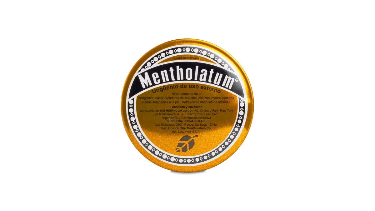 Mentholatum Ungüento Tópico 12 gr
MENTOL 1.35 G / ALCANFOR 9 G