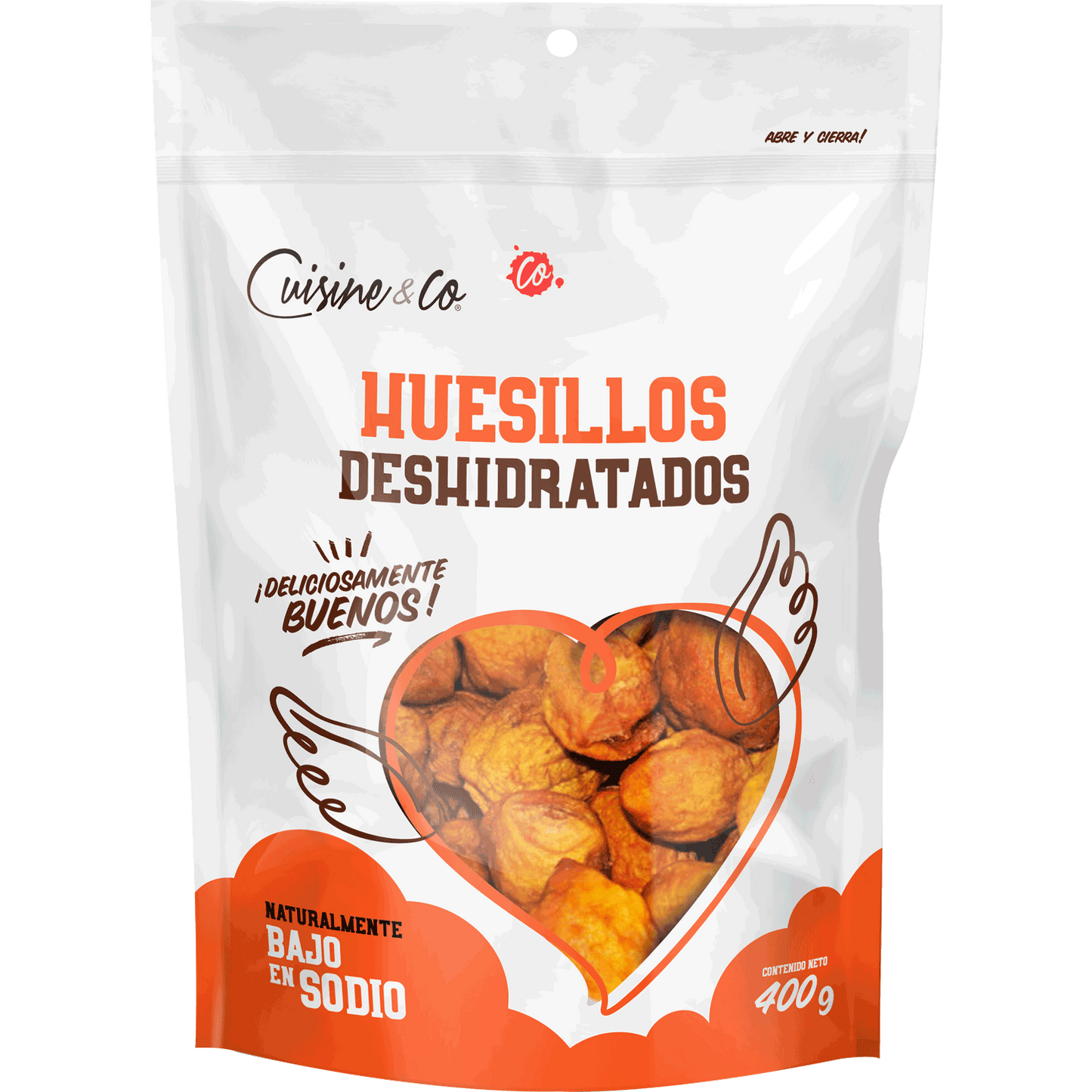 Huesillo deshidratado Cousine & Co 400 grs