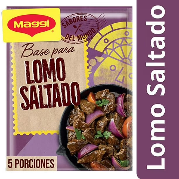 Maggi
Base para Lomo Saltado (5 Porciones) Sobre, 26 g