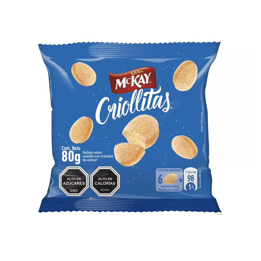 GALLETA CRIOLLITA MCKAY 80 GR