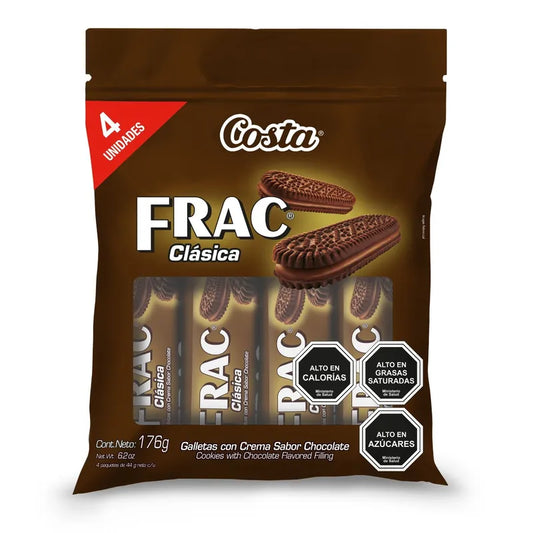 Pack 4 un. Galletas Costa Frac Clásicas 176 g