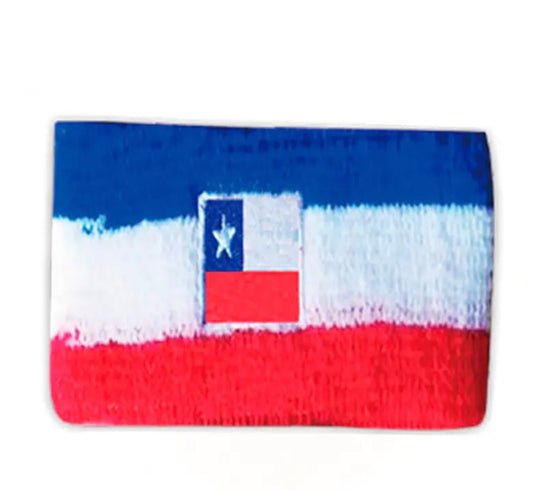 Muñequera Bandera Chile 5.5x20cm