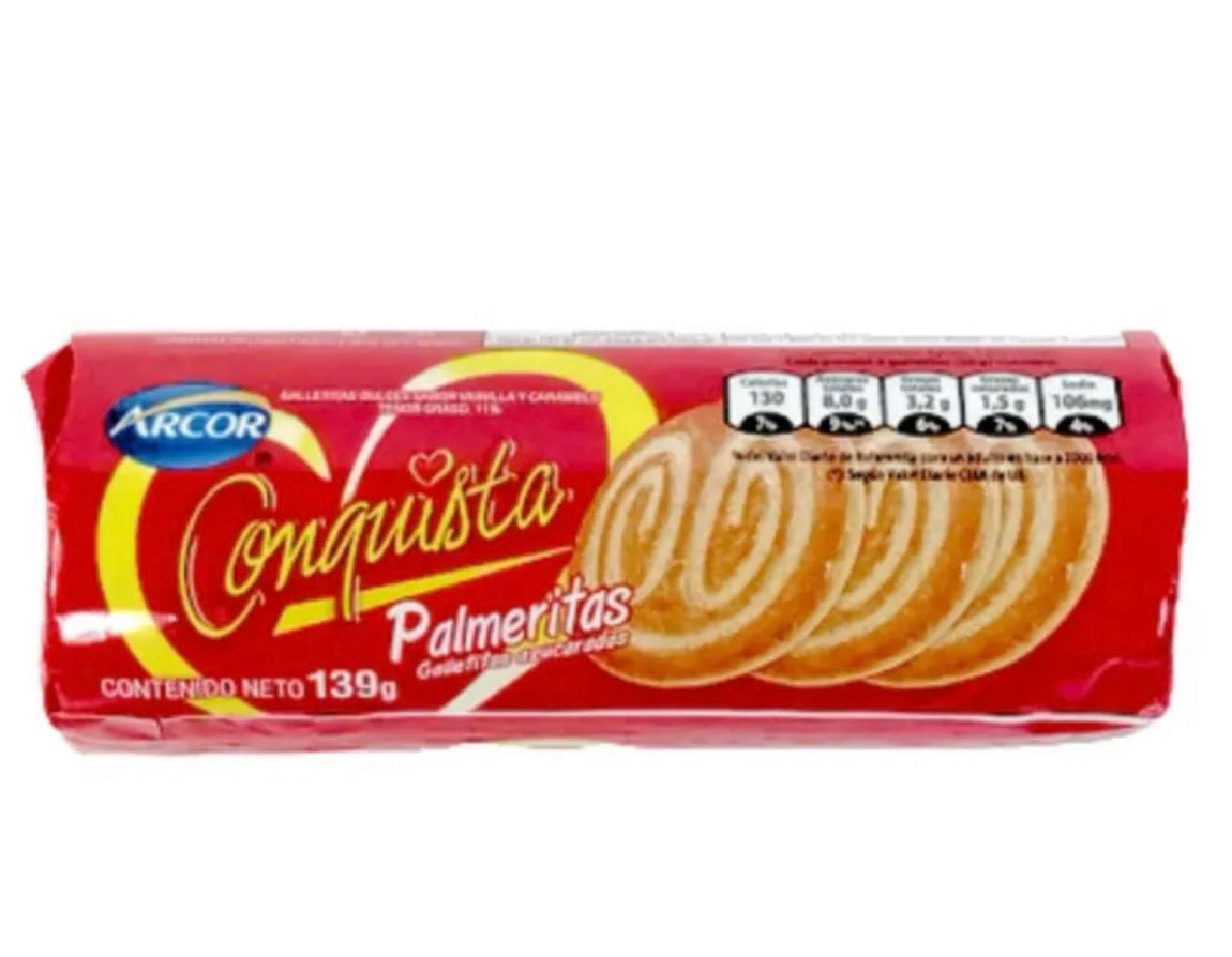 Galletas Conquista Palmeritas 139 g