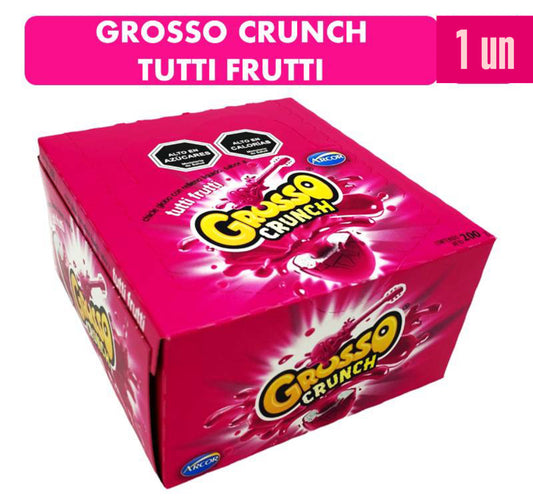 Chicle Grosso crunch tutti frutti 6 gr