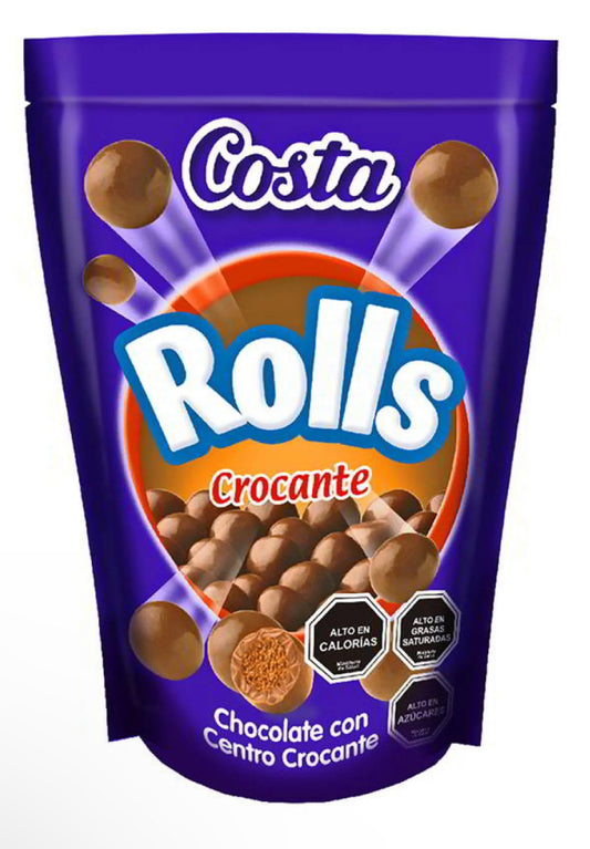 Chocolate Rolls Crocante, 150 g