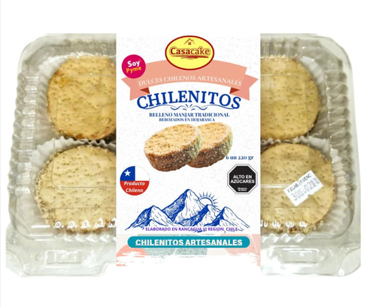 Casacake
Chilenitos Manjar 6 Un, 180