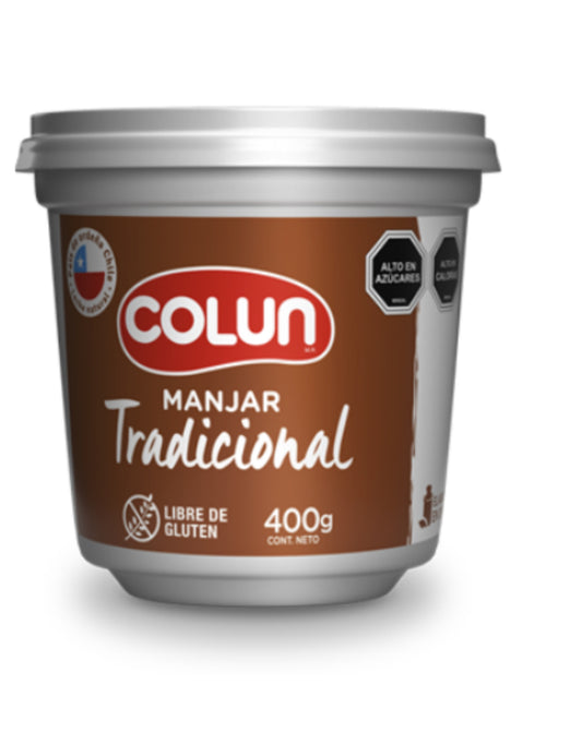 Manjar Colun tradicional pote 400 gramos