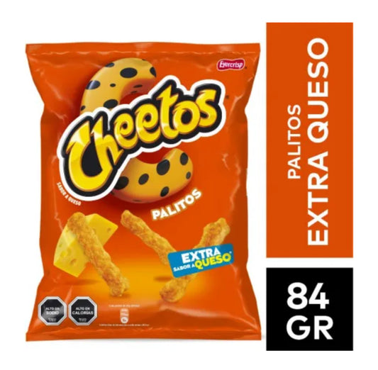 Cheetos palitos queso 84 grs