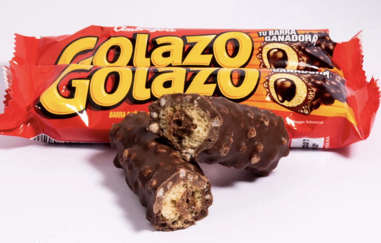 Barra bañada sabor chocolate Golazo ambrosoli 25gr UN