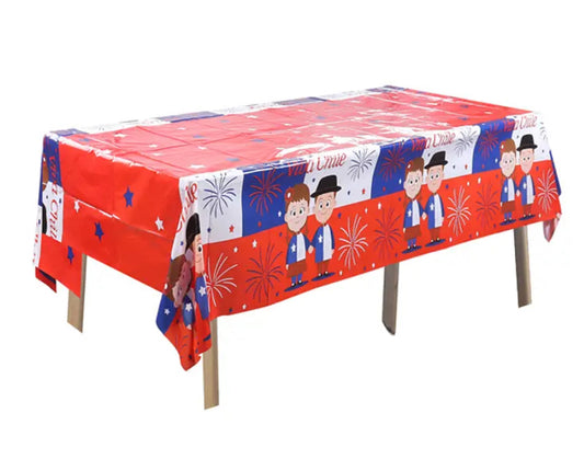 Mantel plastico fiestas patrias Chile 🇨🇱 108x183cm
