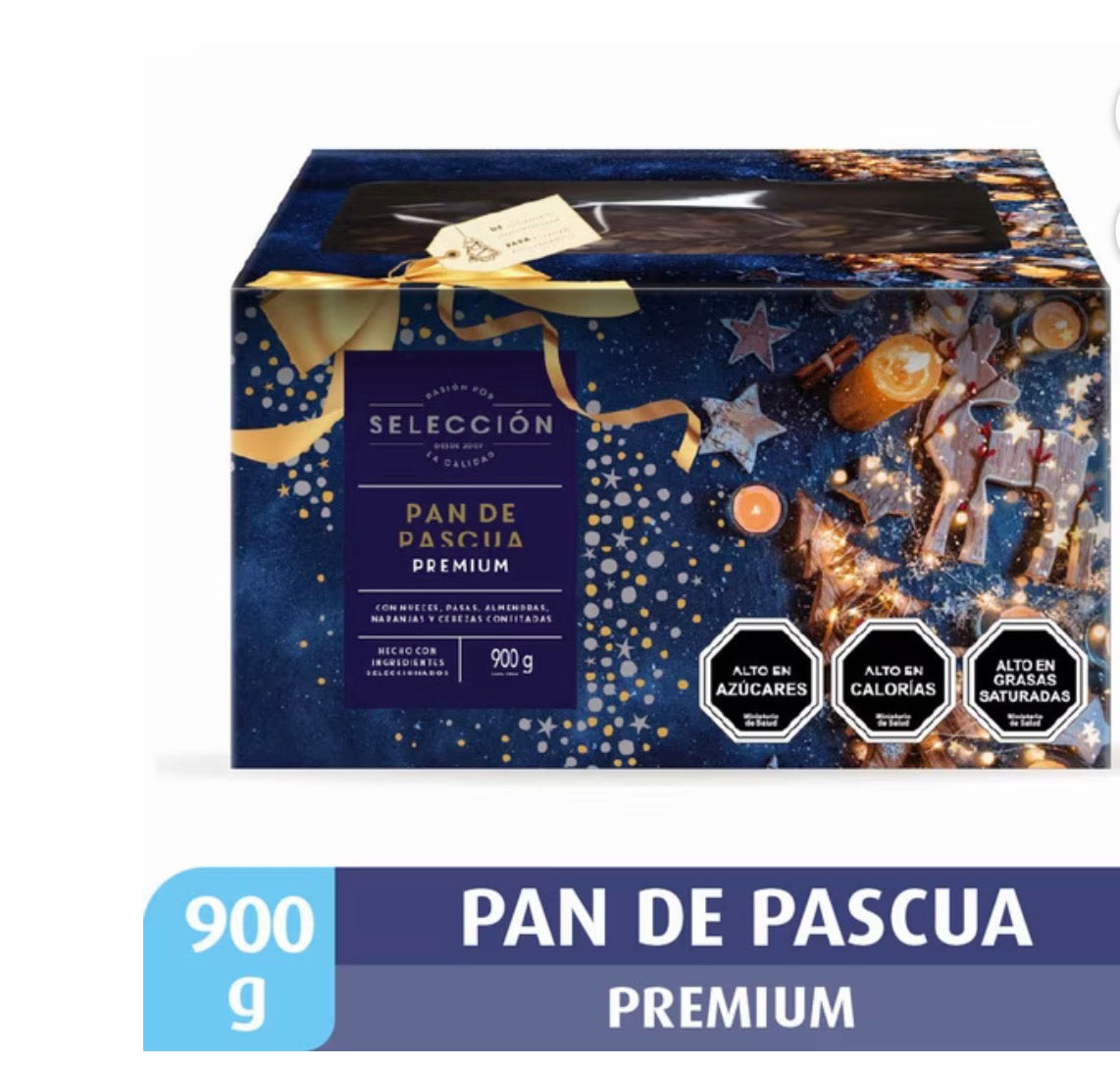 Selección
Pan de Pascua chileno 900 gr