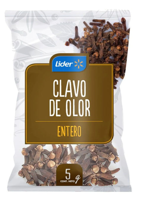 Lider
Clavo De Olor Entero Aderezos, 5 g