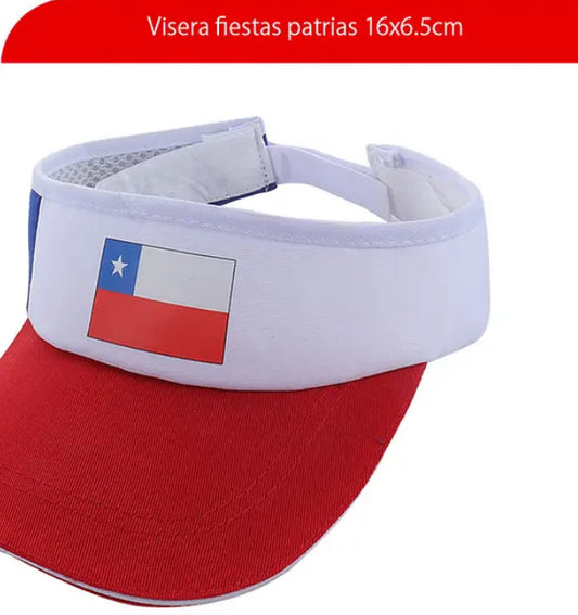 Visera fiestas patrias 16x6.5cm