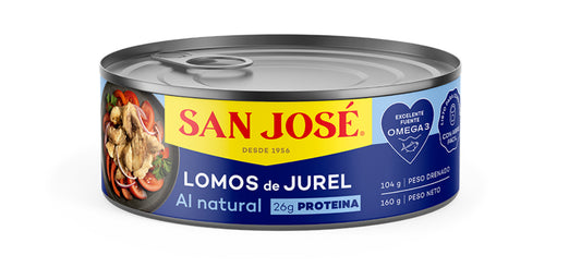 Pack 4 UN ‼️ Lomitos de jurel San Jose al natural  160 grs