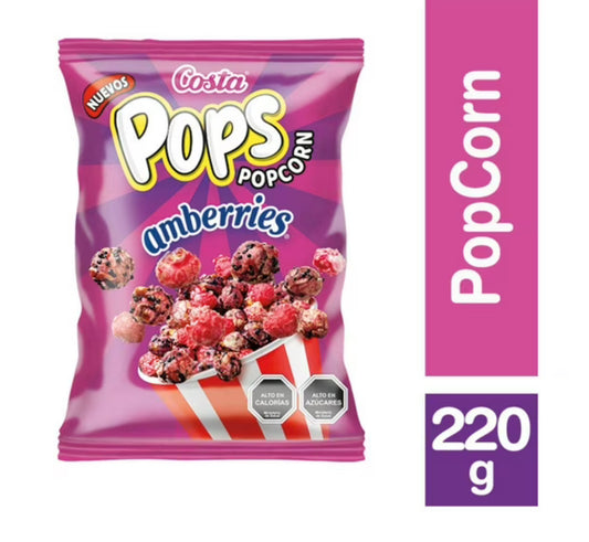 Cabritas 🍿 Pop Corn sabor Amberries  220 grs