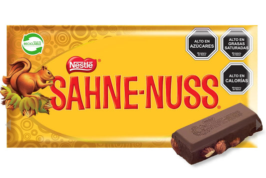 Chocolate en barra Sahnenuss 250 gr