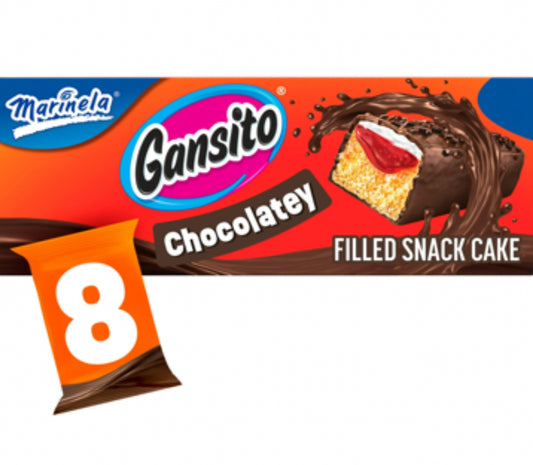 Gansito Marinela chocolate 8 un