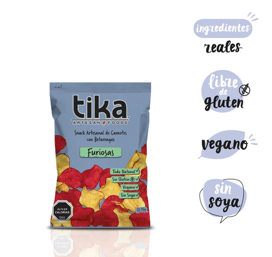 Papas fritas Tika Veggie Chips Furiosa 150g