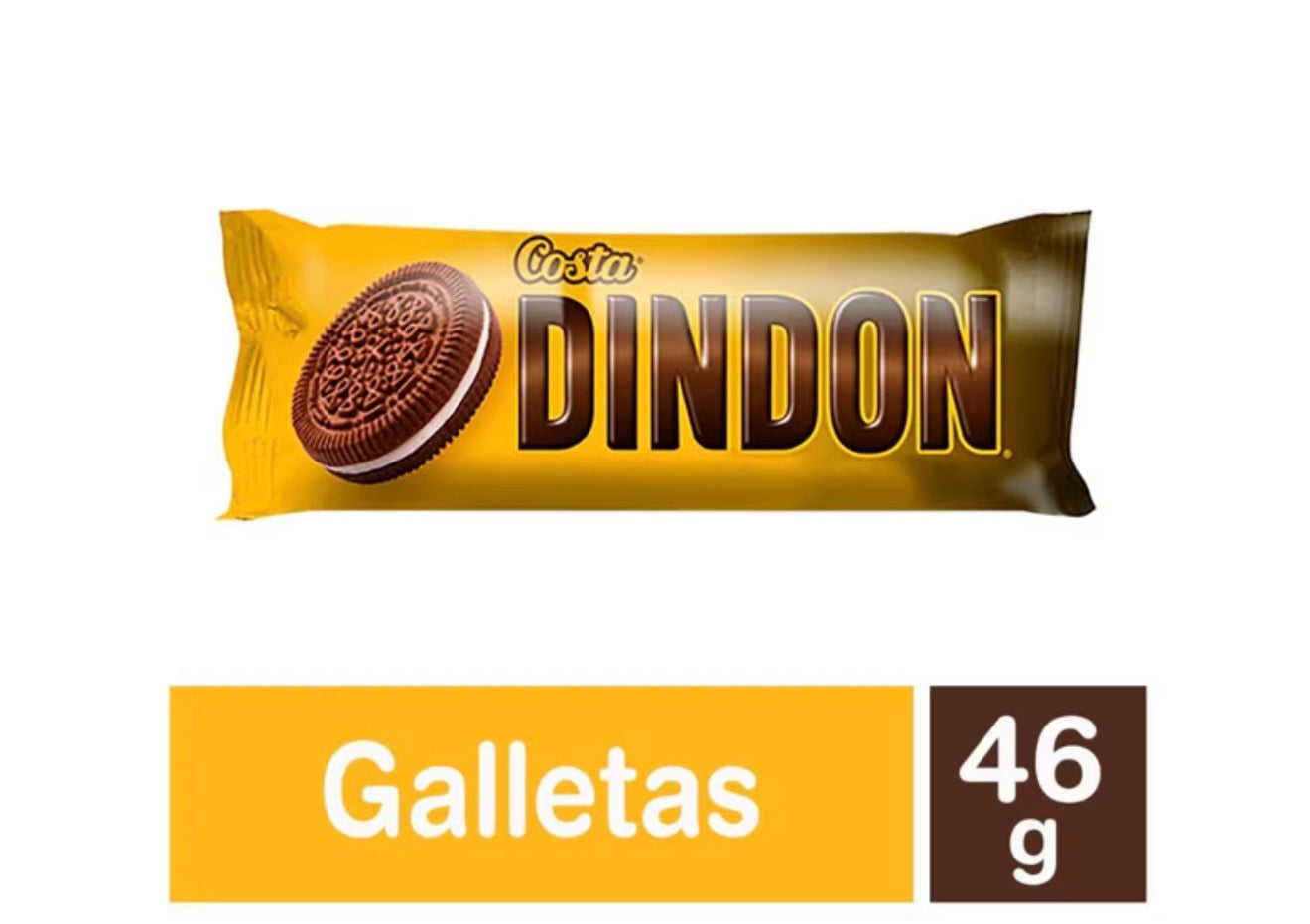 Galleta Din Don chocolate crema vainilla , 115 g
