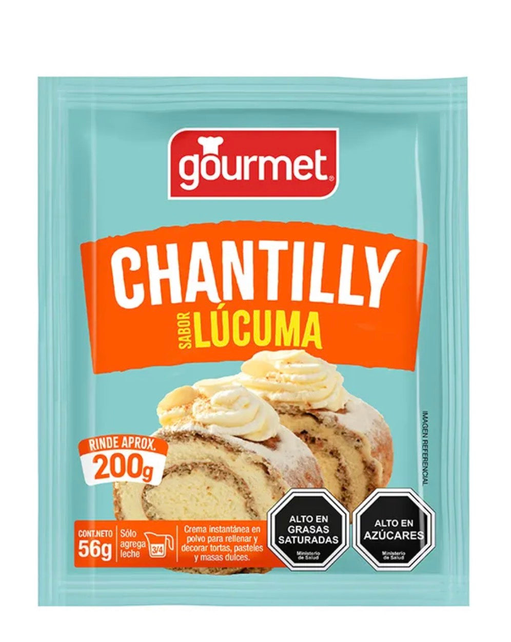Base para crema chantillí de Lucuma Gourmet 56 grs