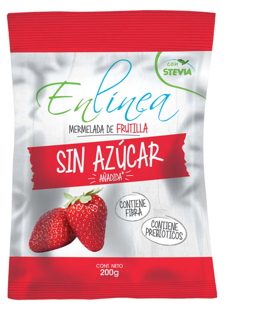 Mermelada En Línea Frutilla Sin Azúcar / con Stevia 200 g