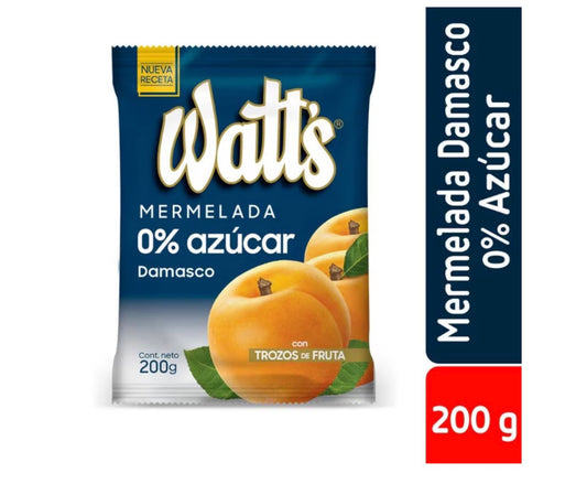 Watts
Mermelada Damasco Sin Azúcar 200 g