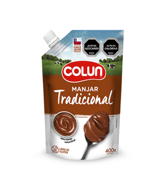 Manjar Colun Doypack sin gluten 400 gramos