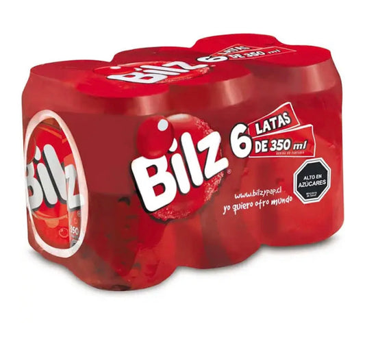 Pack 6 latas‼️Bebida Gaseosa Bilz Lata 350 Ml