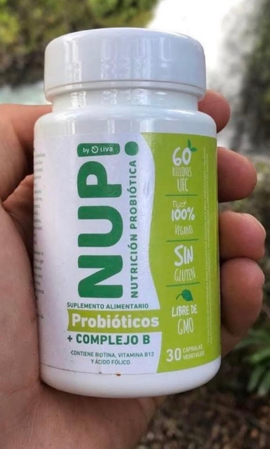 Nup probiótico + complejo B12 30 cápsulas vegetales