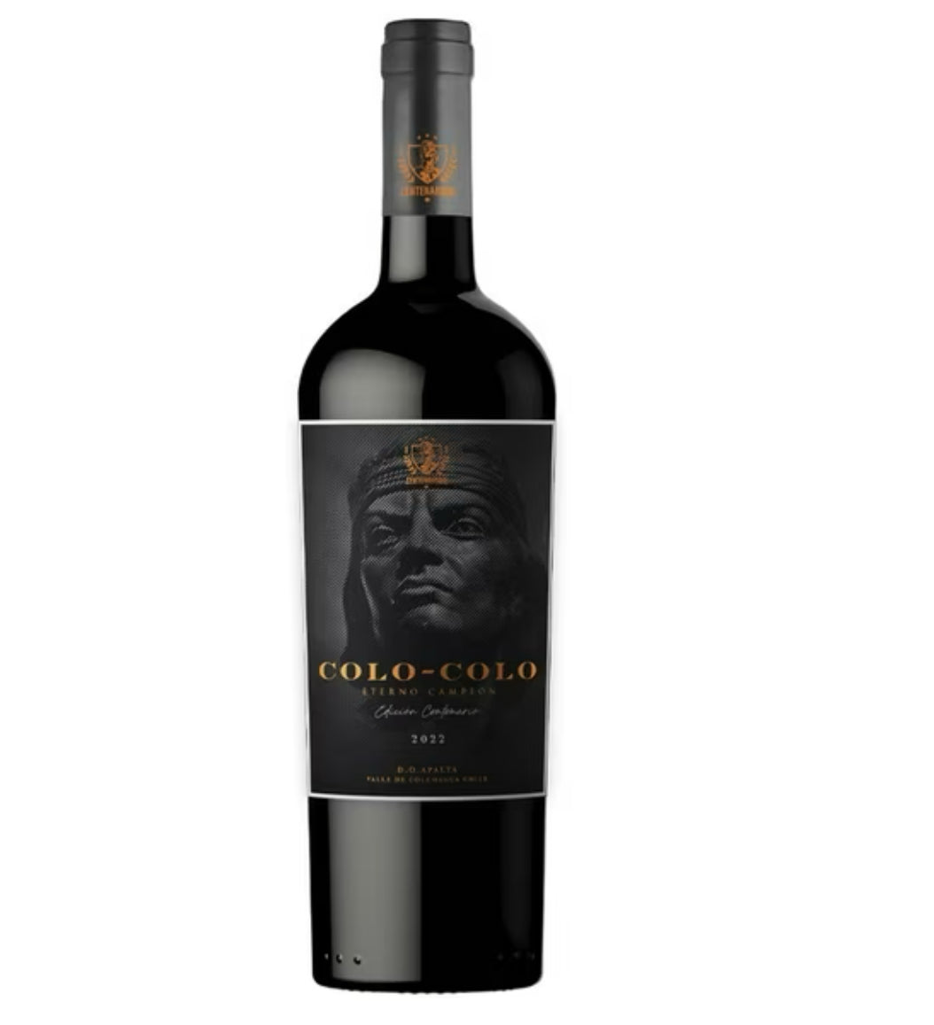 PREVENTA Vino centenario Eterno Campeón Red Blend /Colo Colo 750 cc