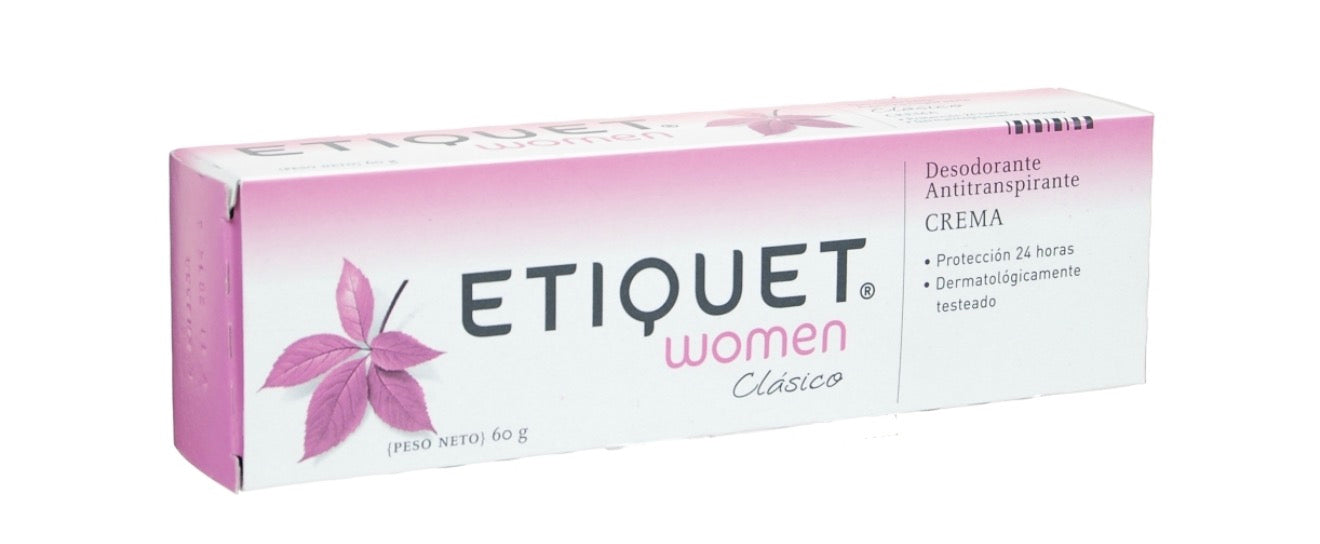 Desodorante Antitranspirante Etiquet en crema mujer 60 gr