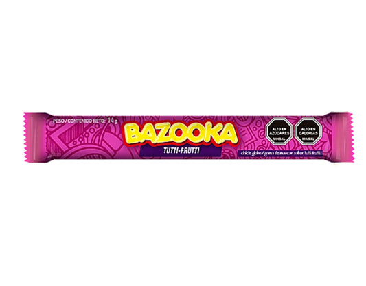 CHICLE BAZOOKA JIRAFA TUTTI UN 14 grs