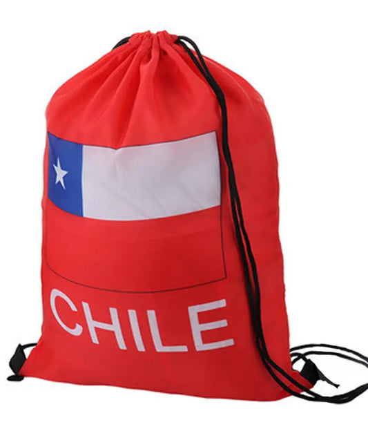 Mochila bandera de Chile 30x45cm