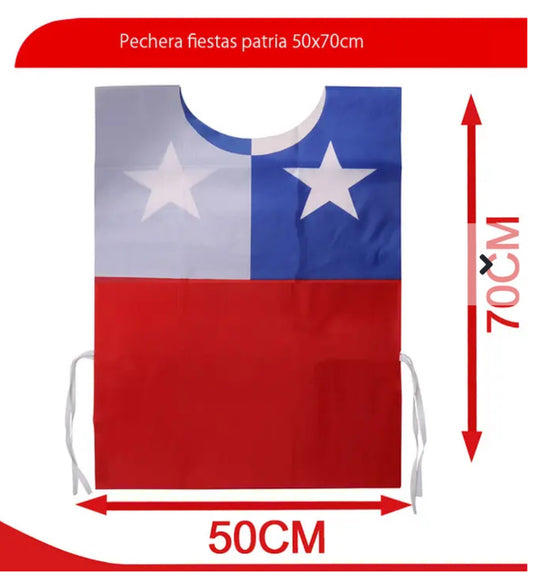 Pechera fiestas patria Chile  50x70cm