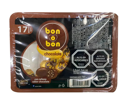 Huevito bonobon chocolate 17 un, 107 grs