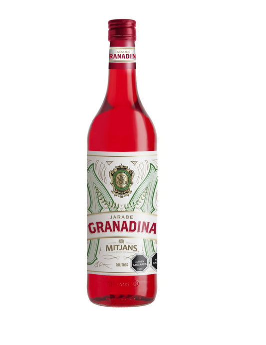 Mitjans
Jarabe de Granadina Botella-, 900 cc (para Pipeño/terremoto)
