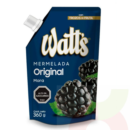 Mermelada Doypack Watts de mora 360 grs