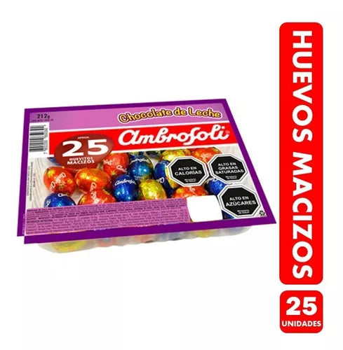 Huevitos Ambrosoli 25 un, 210 grs