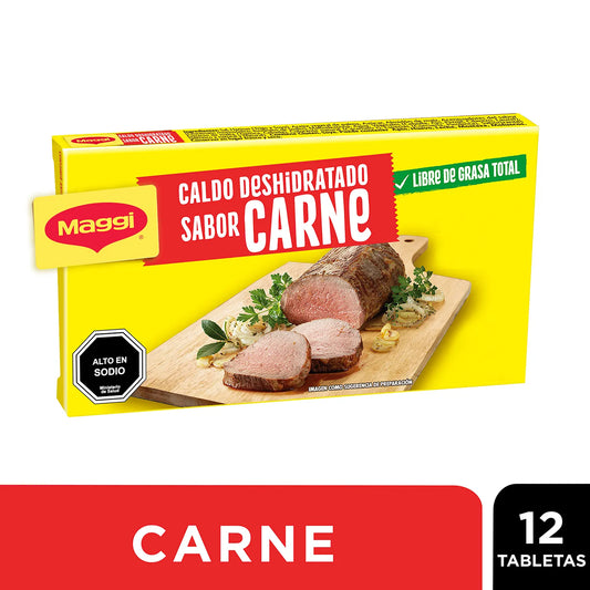 Maggi
Caldo Sabor Carne Maggi 12 Tabletas 120 g