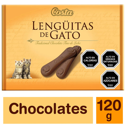 Lengua de gato chocolate 120 gramos