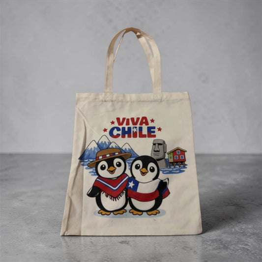 Bolsa De Tela Con Diseño Ilustrado De Chile