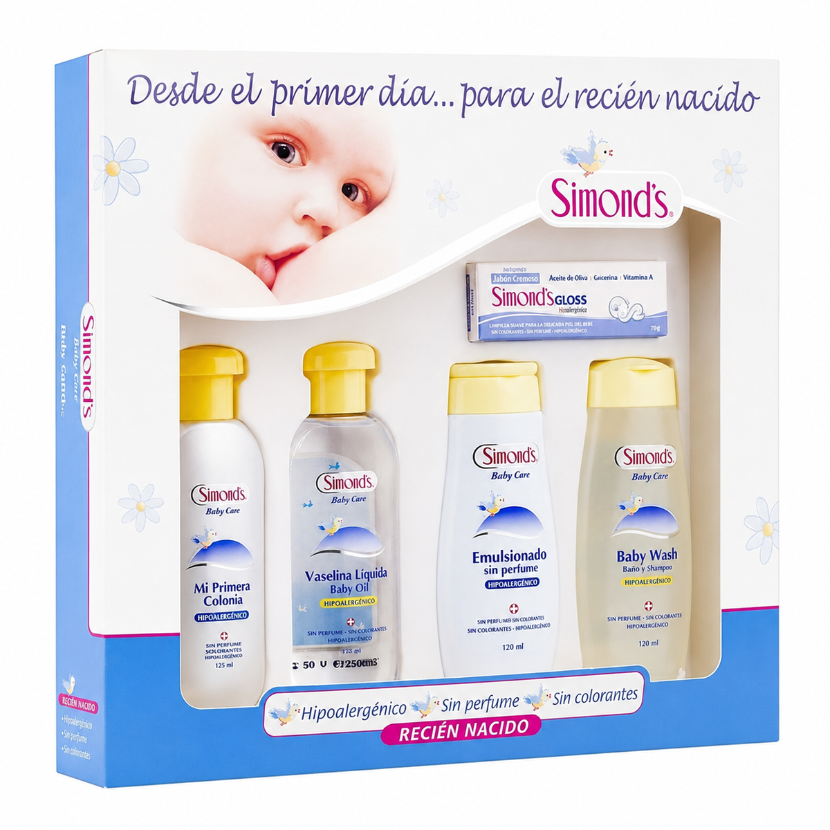 Simond’s
Estuche Recién Nacido 5 productos