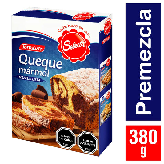Premezcla Tortalista Selecta queque mármol 380 g