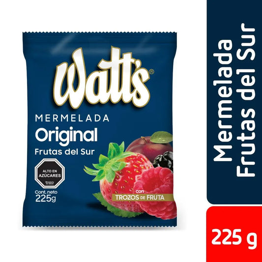 Mermelada Watts frutos del sur 225 grs