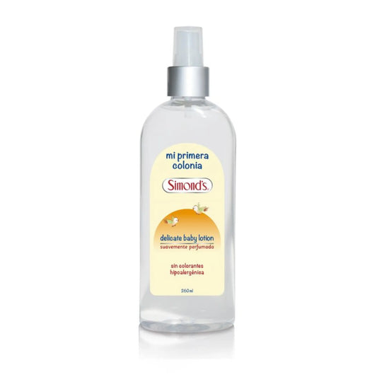 Simond’s
Colonia Hipoalergénica Mi Primera, 260 ml sin colorantes e hipo alergénica