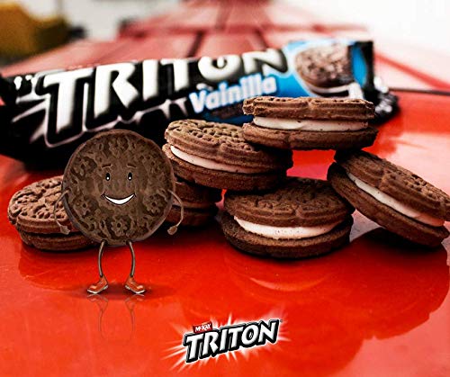 Pack galletas tritón 4 x $ 9.99 sabor vainilla /chocolate